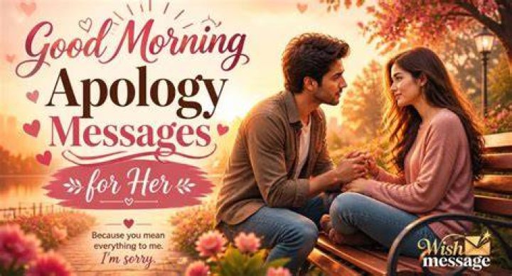 99+ Good Morning Apology Message For Her I Am Sorry