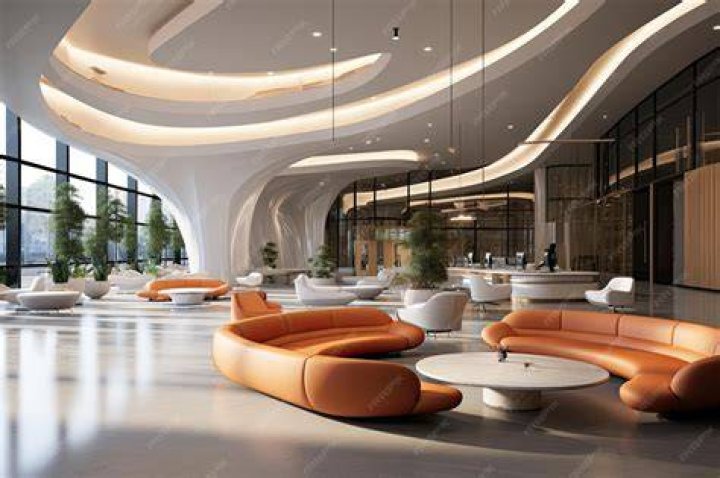 A reception and waiting area inside the Bras&iacute;lia Brazil Temple