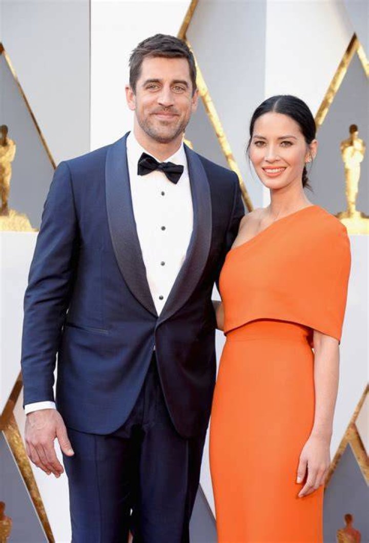 Aaron Rodgers and Olivia Munn