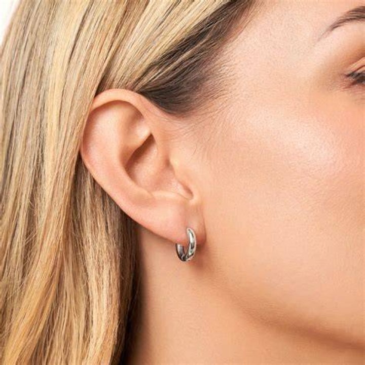 abbott lyon silver hoops