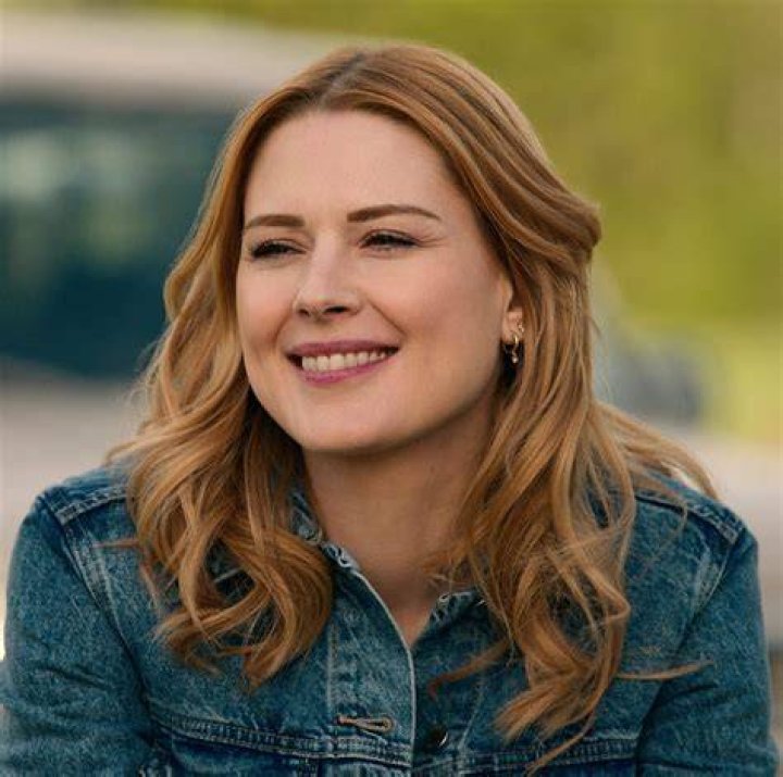 Alexandra Breckenridge as Mel standing on bridge in Virgin River