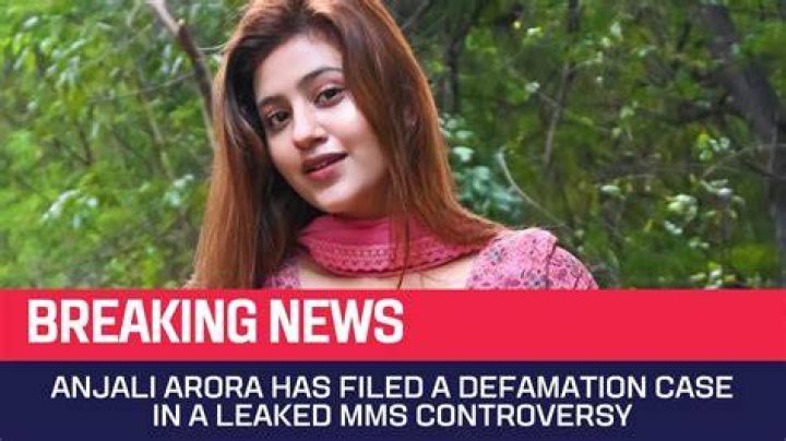 Anjali Arora Viral MMS Video MMS leak controversy Anjali Arora says 'People can do whatever