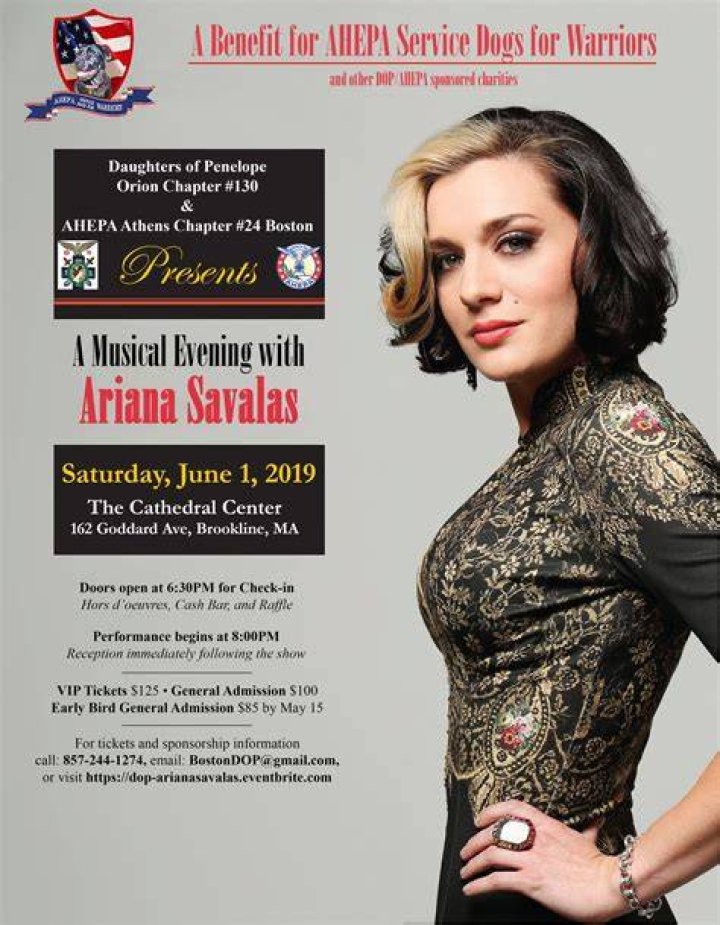 Ariana Savalas Live at The Arcada Theatre in St. Charles OPA Chicago