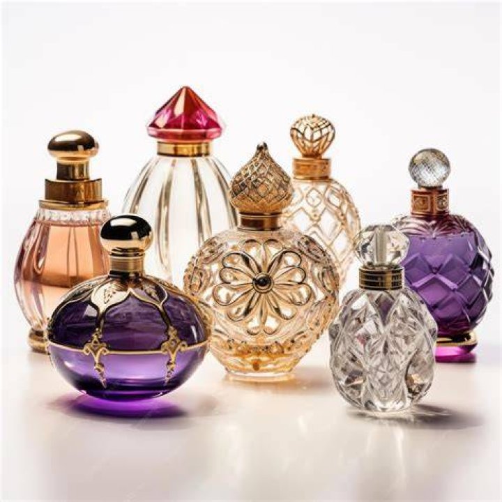 Assortment of perfume bottles