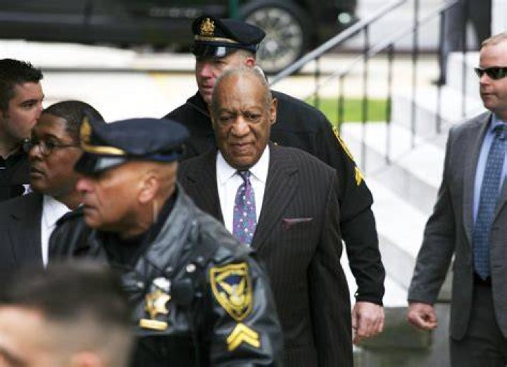 Bill Cosby at the Montgomery County Courthouse for the fifth day of his retrial for sexual assault charges on April 13, 2018. | Photo: Getty Images