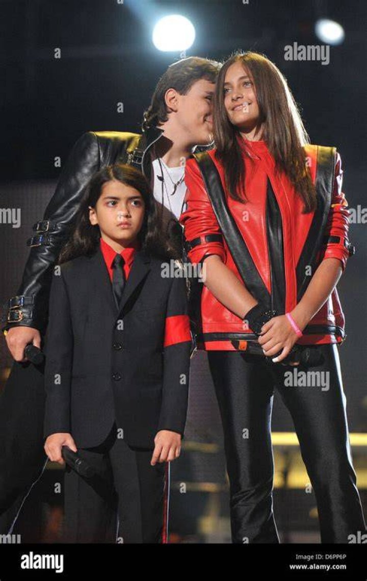 Blanket Jackson, Paris Jackson and Prince Jackson attend Cirque du Soleil's Michael Jackson "The Immortal" World Tour Opening Night at Staples Center on January 27, 2012 in Los Angeles, California.