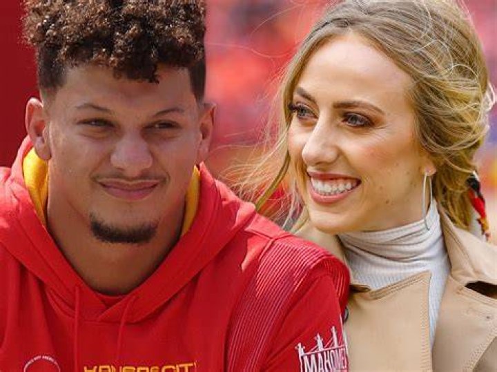 Brittany Matthews and Patrick Mahomes
