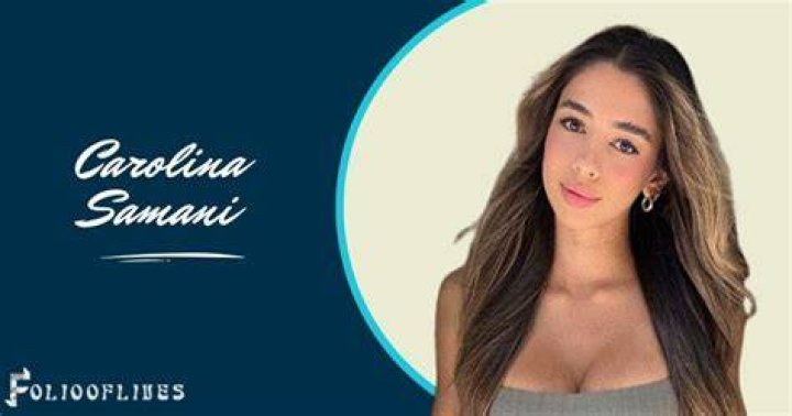 Carolina Samani A Social Media Star With Her Instagram Pictures In Swimsuits