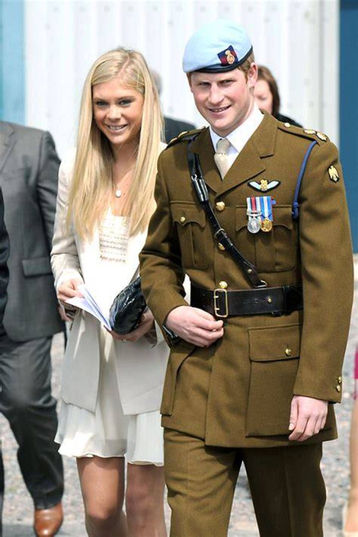 Chelsy Davy, Prince Harry and Prince William attend Concert for Diana in 2007