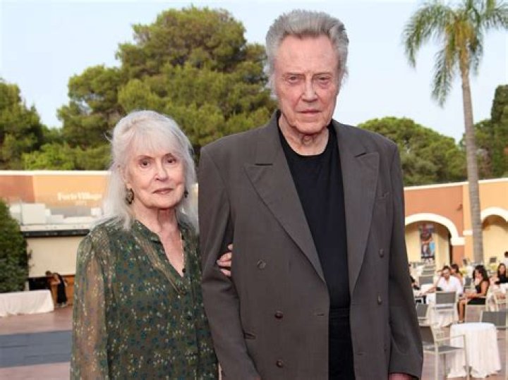 Christopher Walken and his wife arrive at the Vanity Fair party for the Tribeca Film Festival | Getty Images