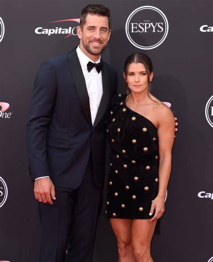 Danica Patrick and Aaron Rodgers