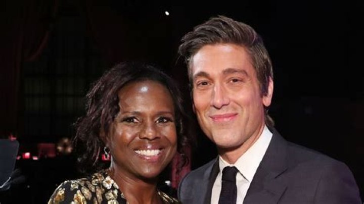 David Muir, Deborah Roberts, Erielle Reshef, and Rebecca Jarvis in a photo from Robin Roberts and Amber Laign's wedding