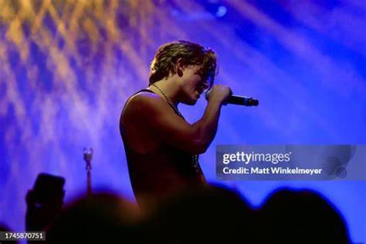 Deacon Phillippe performs onstage during Magnus Ferrell's release party to benefit Smile Train at The Vermont Hollywood on October 19, 2023 in Los Angeles, California