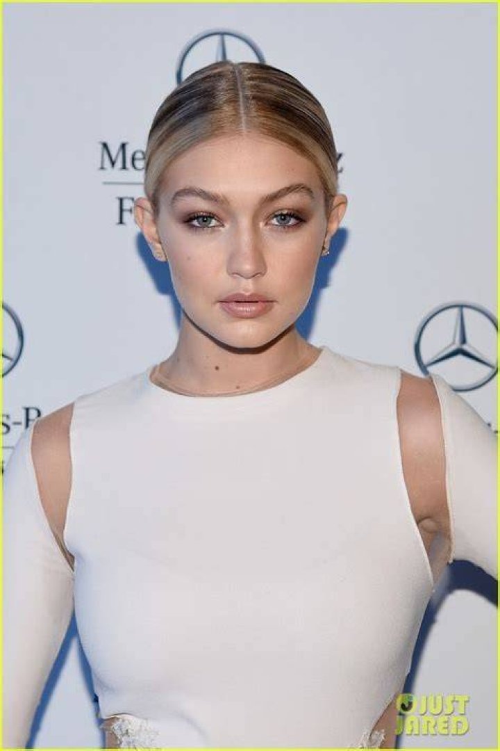 Dream team: Gigi Hadid, Adut Akech and Jordan Barrett in Boss x Russell Athletic, Milan Fashion Week