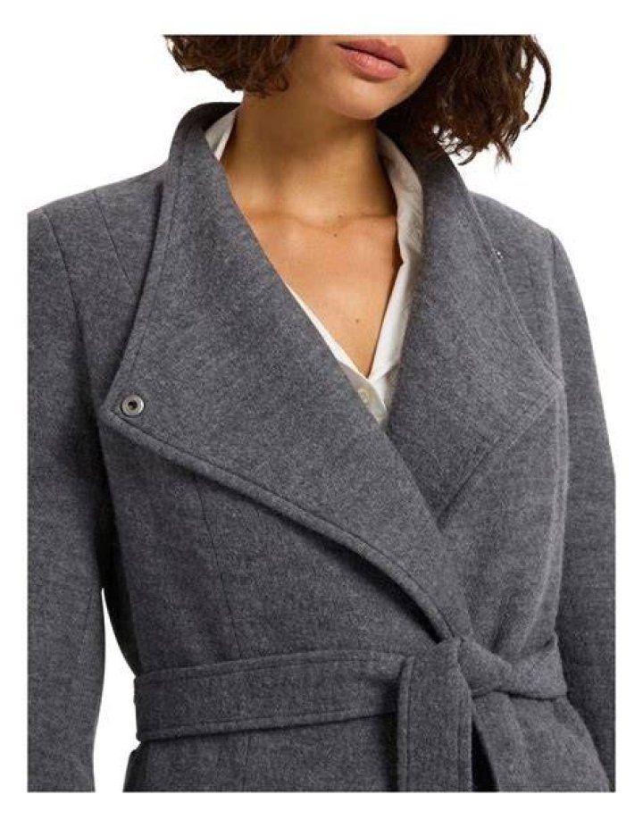 Felted wool coat
