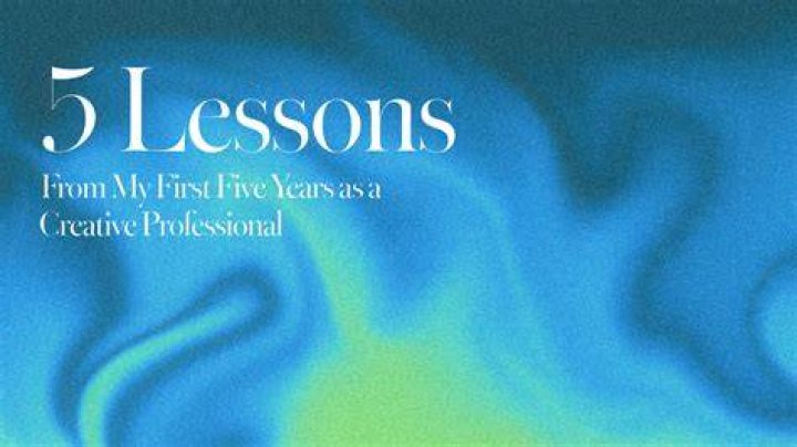 Five lessons from creative people Learn