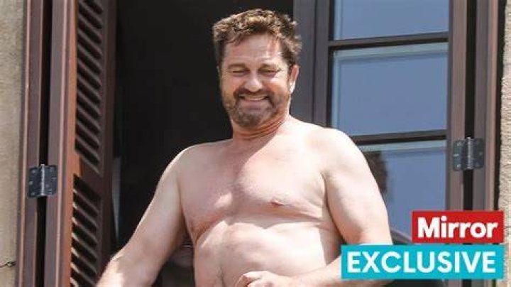 Gerard Butler stuns fans as he emerges smoking topless&hellip;