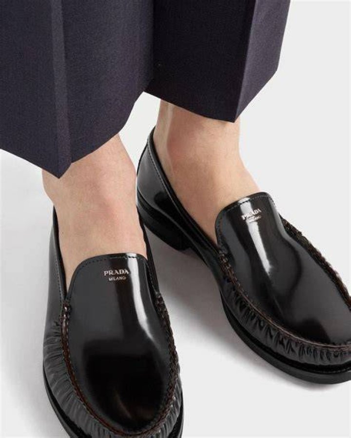 h&m leather loafers