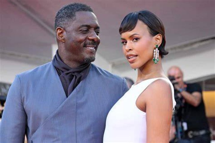 Idris and Sabrina on red carpet at Princes Trust gala