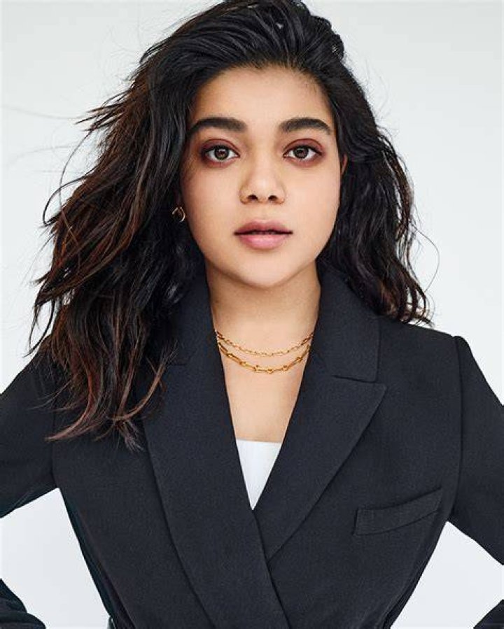 Iman Vellani at the IMDb exclusive portrait studio at the Critics Choice Association Inaugural Celebration of Asian Pacific Cinema & Television on November 4, 2022, in Los Angeles, California | Source: Getty Images