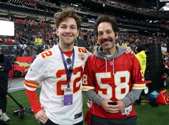 Jack Sullivan Rudd and Paul Rudd at Hard Rock Stadium on February 02, 2020, in Miami Gardens, Florida. | Source: Getty Images