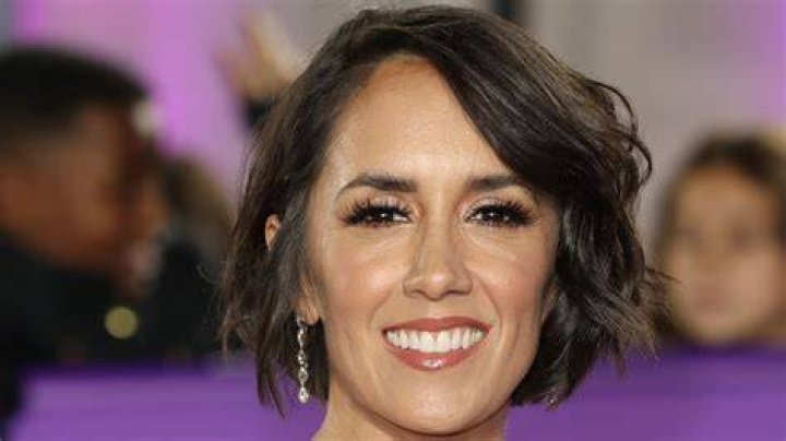 Janette Manrara on the set of Lorraine
