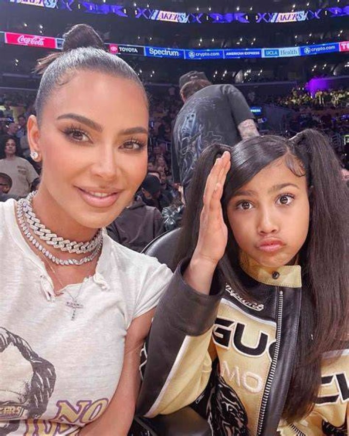 Kim Kardashian and North West