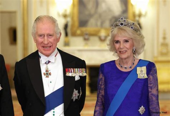 King Charles and Queen Camilla attend the Easter Mattins Service at St George's Chapel, Windsor Castle 