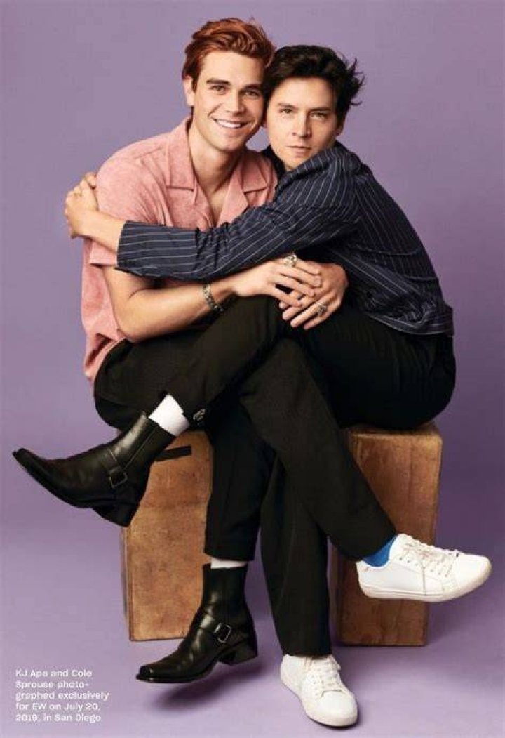 KJ Apa and Cole Spouse pictured at the Pizza Hut Lounge at 2019 Comic-Con International: San Diego, California. | Photo: Getty Images