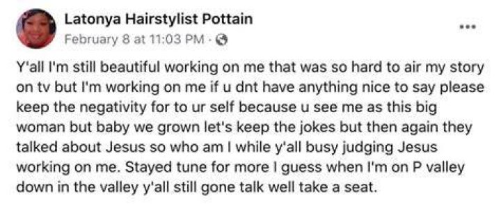 Latonya Pottain 2023 Update
