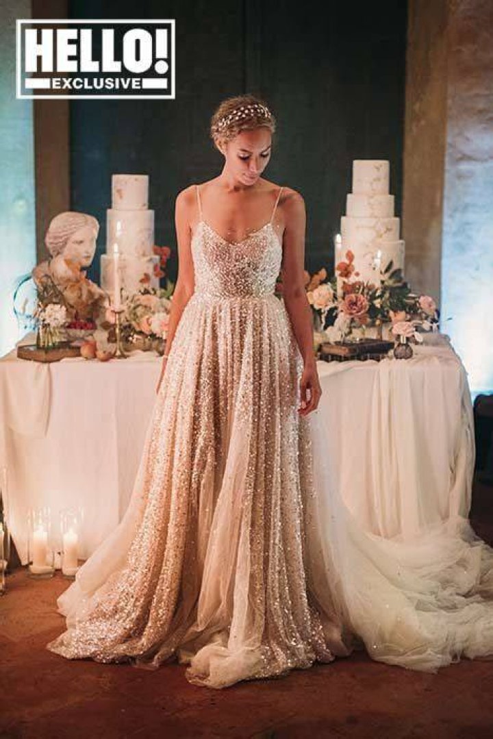 leona lewis second wedding dress