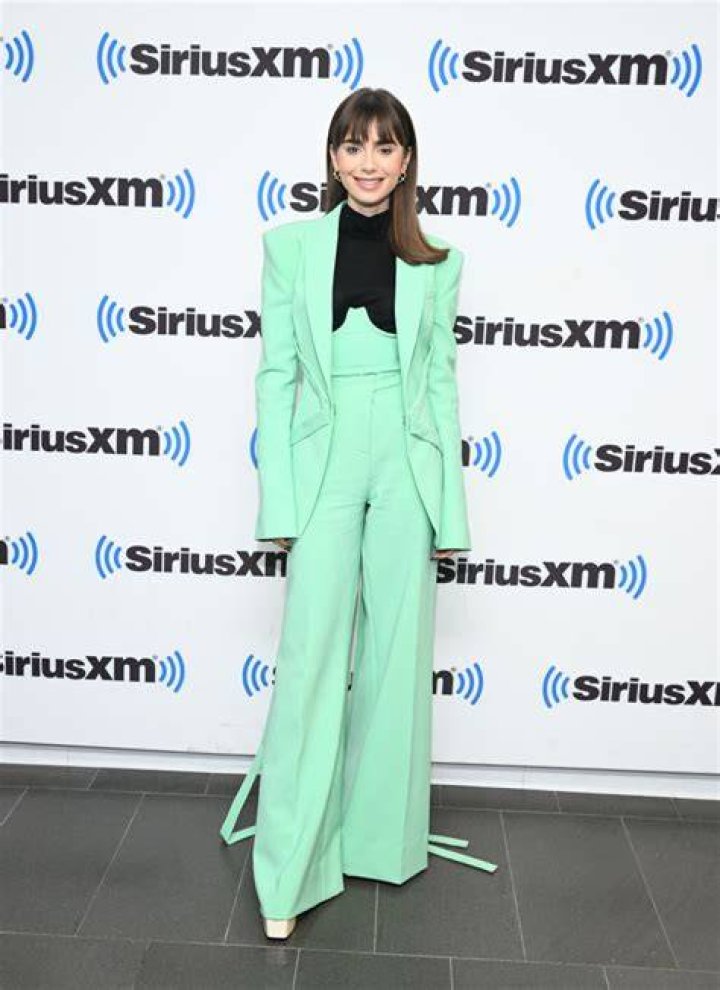 Lily Collins At SiriusXM Studios