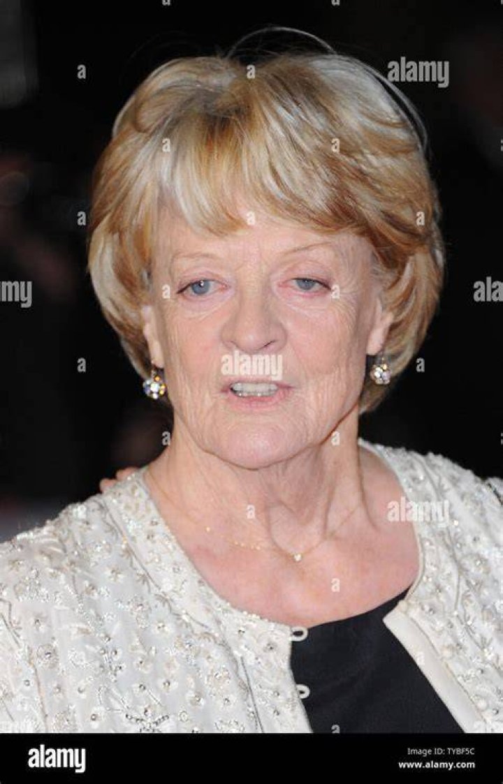 Maggie Smith at a screening of "The Lady in The Van" during the BFI London Film Festival at Odeon Leicester Square on October 13, 2015 | Source: Getty Images