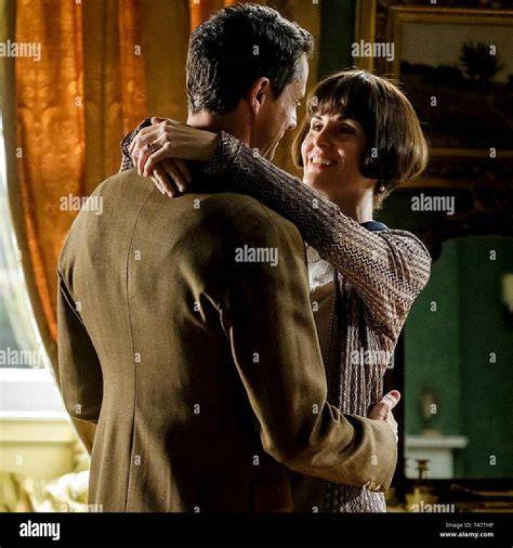 Matthew Goode and Michelle Dockery in Downton Abbey
