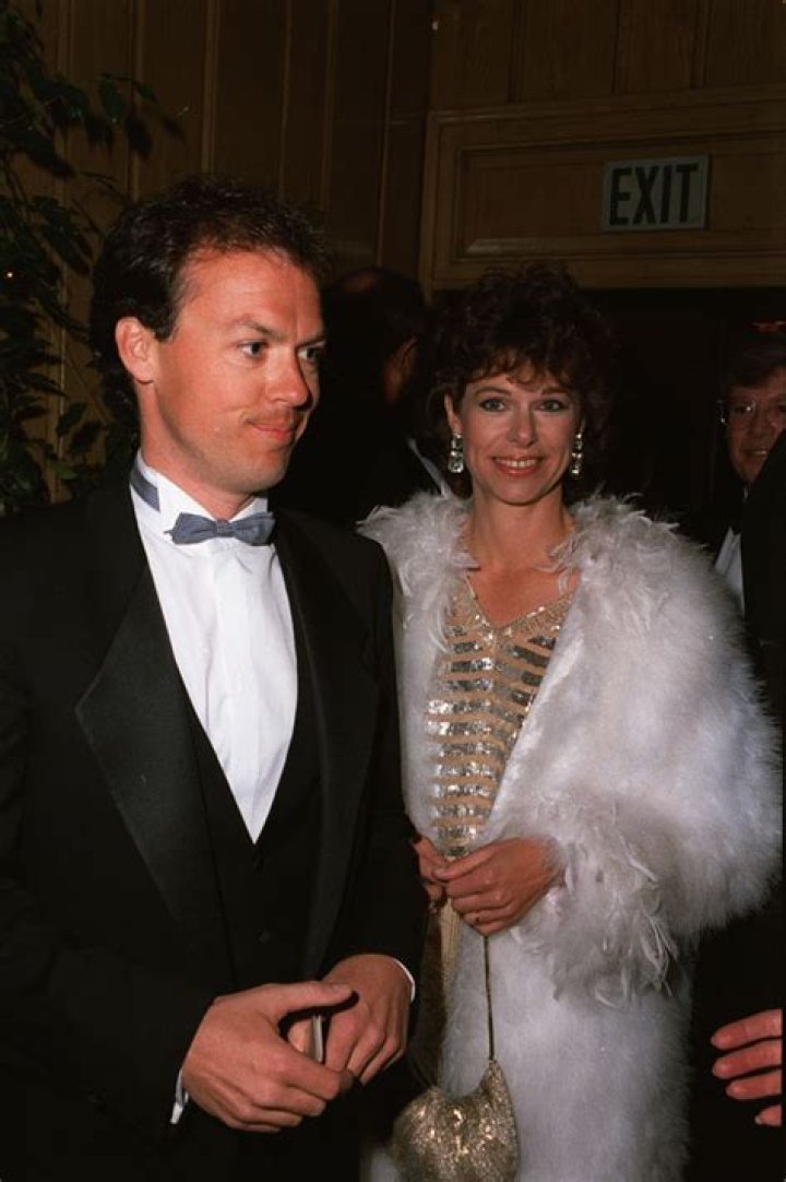 Michael Keaton and Caroline McWilliams at the premiere of "Batman" at Mann Bruin Theater&nbsp;in Westwood, California, on June 19, 1989. | Source: Getty Images