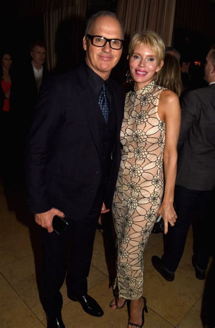 Michael Keaton and Marni Turner at the Michael Sugar Pre-Oscar Party&nbsp;at Sunset Tower in West Hollywood, California,&nbsp;on February 28, 2016. | Source: Getty Images