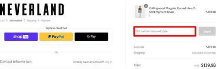 Image: Neverland checkout Neverland checkout