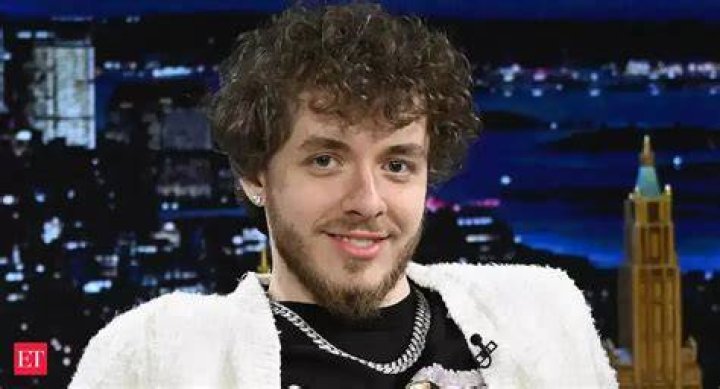 On arrival: Rapper Jack Harlow, 25, was spotted making his way to the event