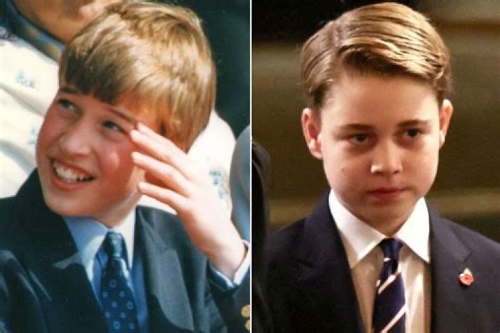 Prince George is dad Prince William's double in cute unearthed photos