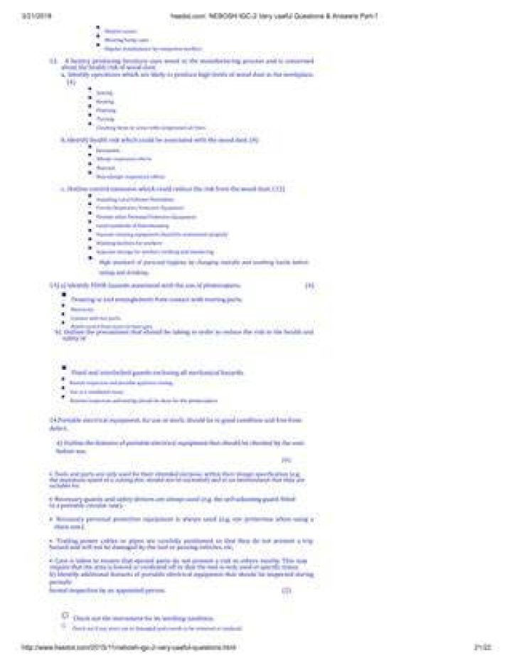 Questions & Answers Part 1