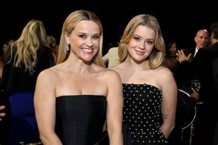 Reese with her daughter Ava and eldest son Deacon