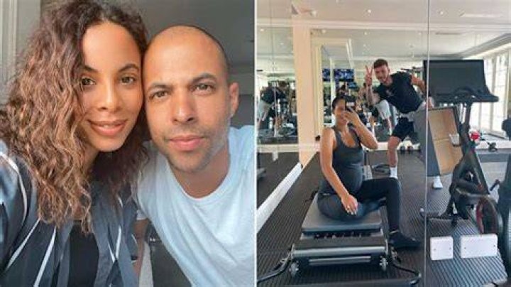 rochelle humes home gym