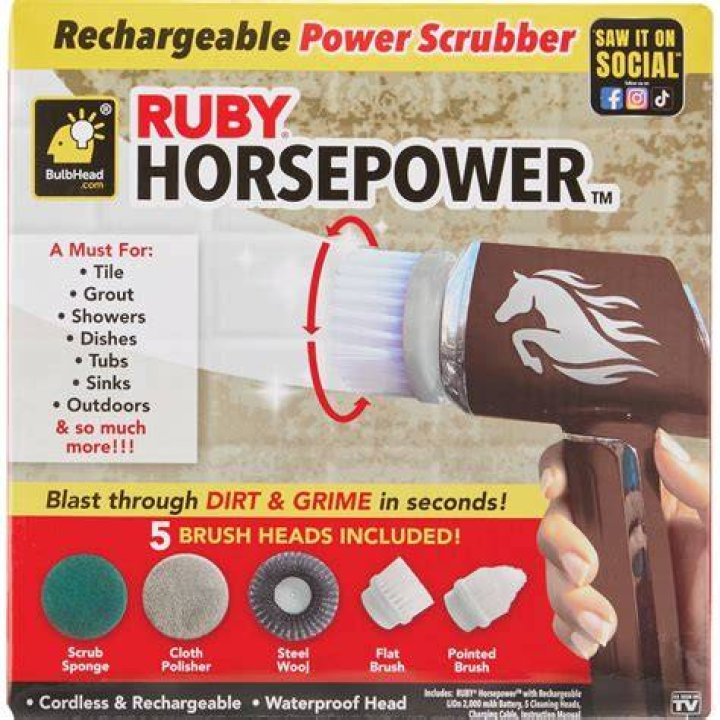 Ruby Horsepower Scrubber Support Plus