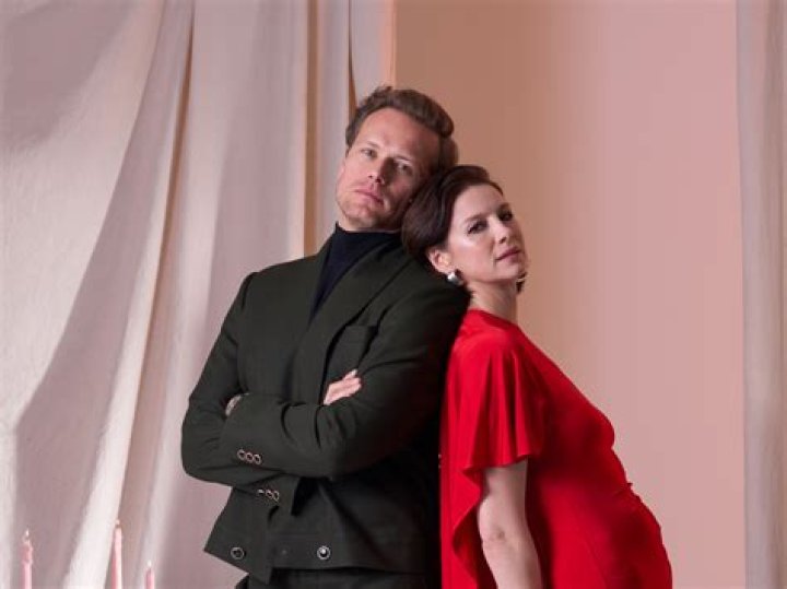 Sam Heughan and Caitriona Balfe in season seven