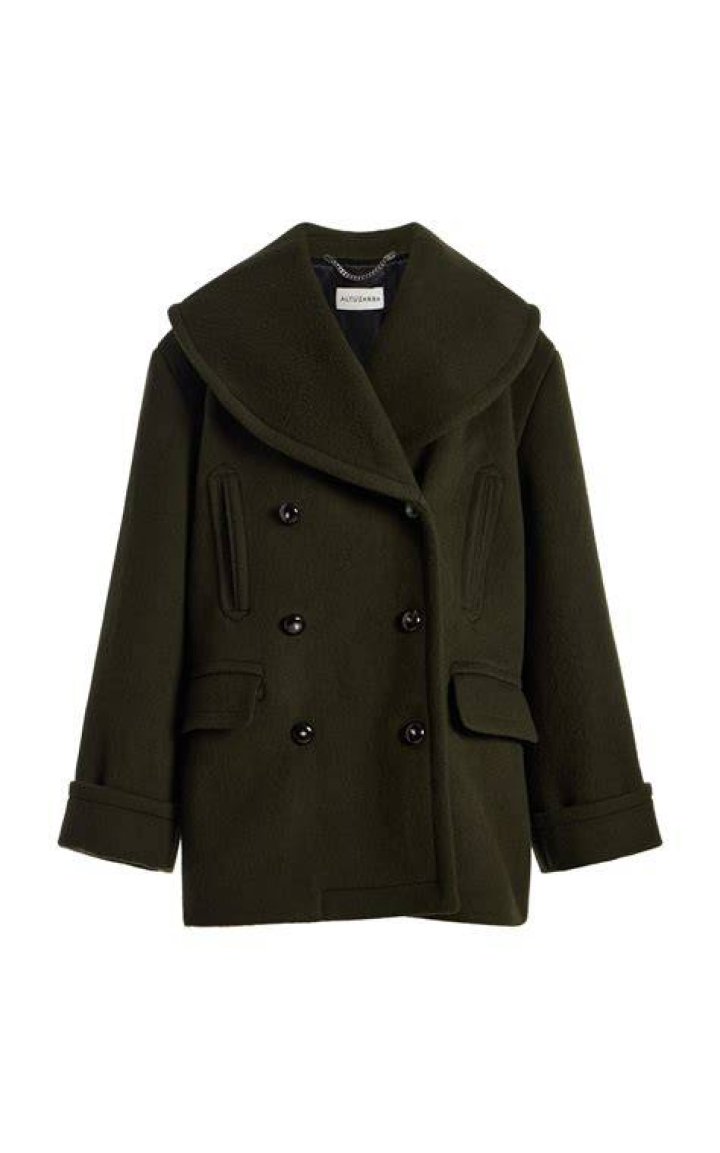 Signature wool-blend coat