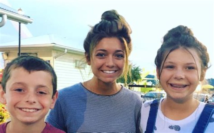Tabitha Swatosh with her brother