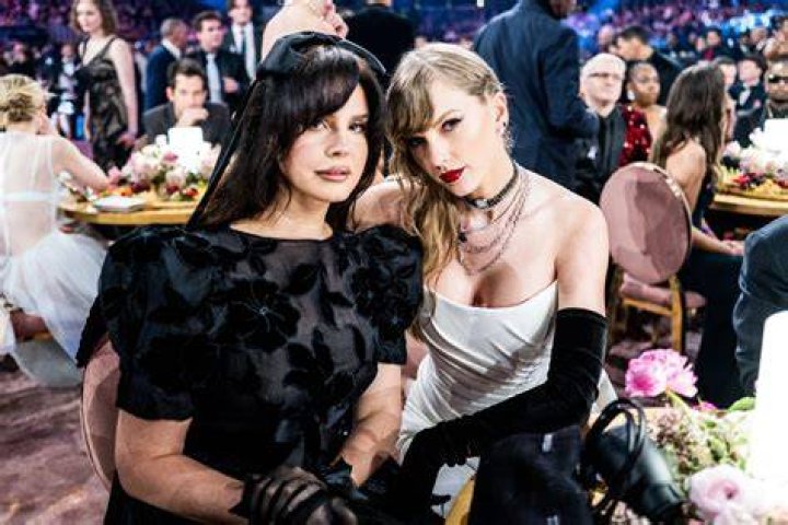 Taylor Swift and Lana Del Rey at the 2024 Grammys