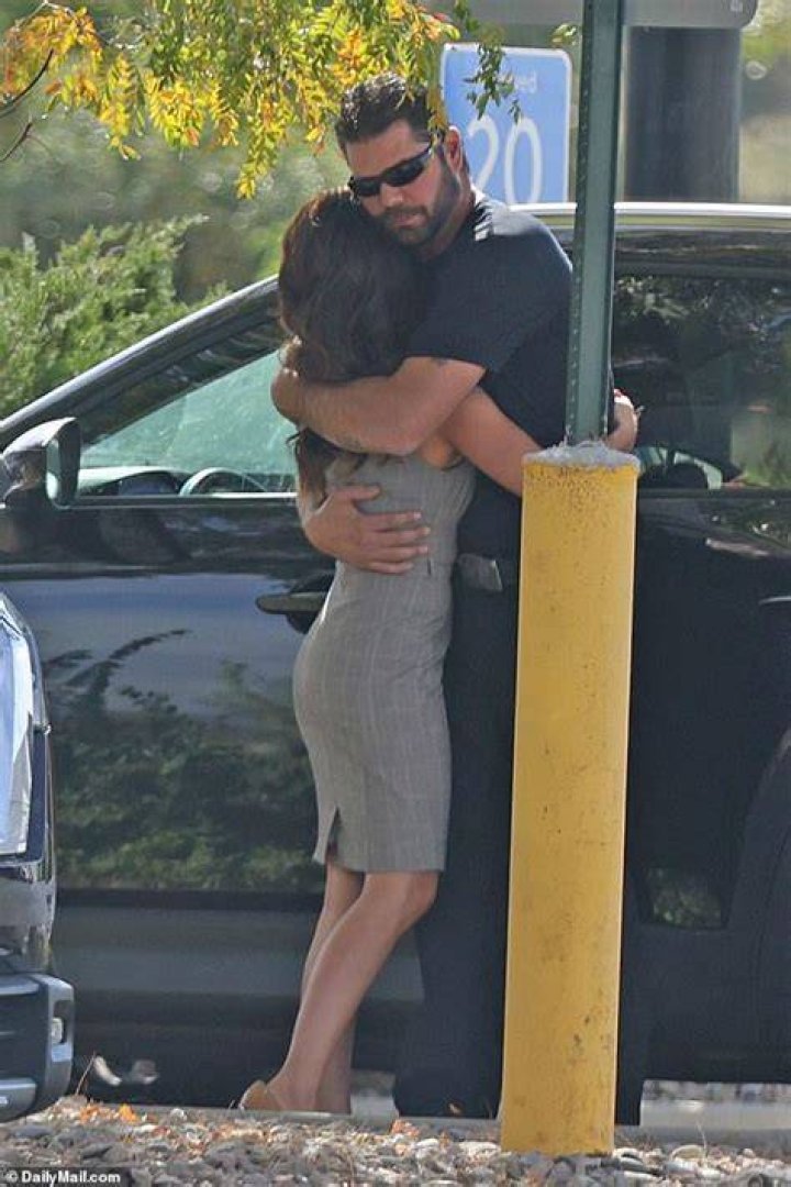 The couple were seen sharing a kiss on a night out together earlier this month
