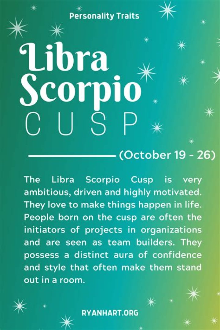 The LibraScorpio Cusp Key Personality Traits