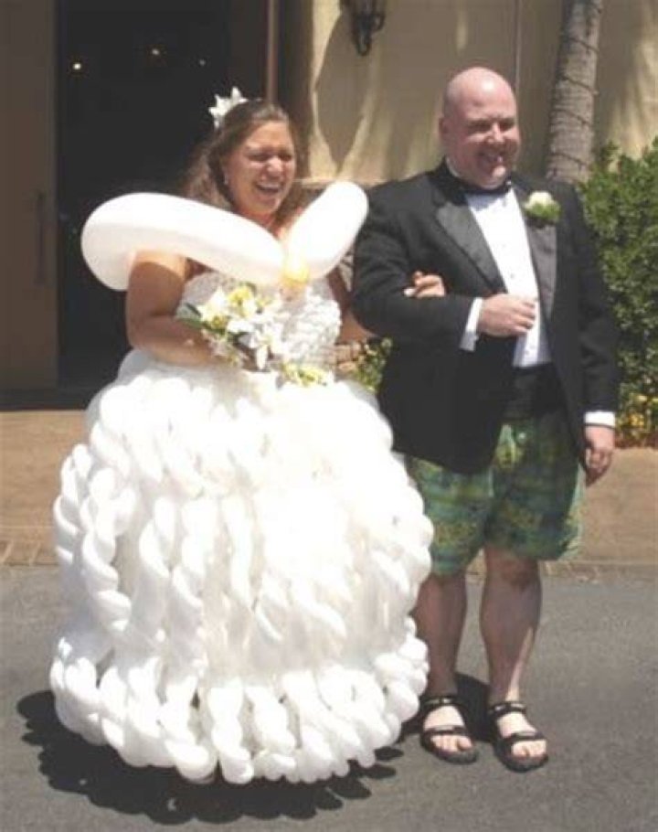 ugly wedding dresses that made guests Karoline Jansen